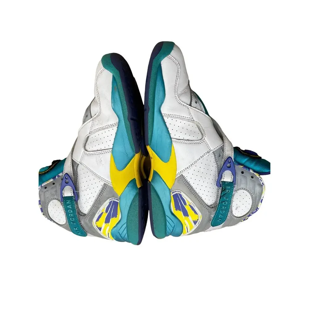 Nike Air Jordan Retro 8 VIII 2019 Aqua White Varsity Sz W8.5 Men’s 7 CL1236-100